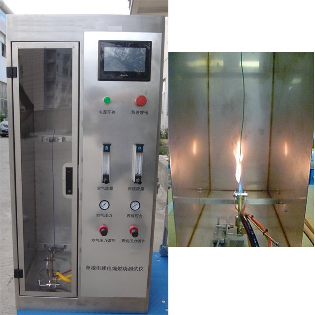 Flame Propagation Test For A Single Insulated Cable IEC EN 60332 1